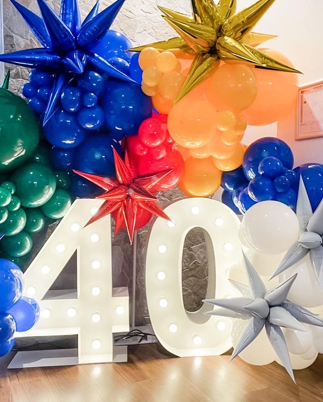1m Marquee Light Up Numbers