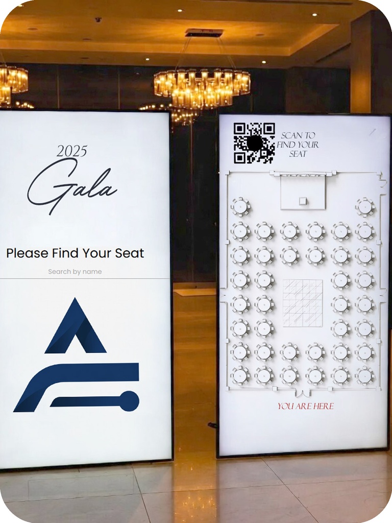 Interactive Digital Seating Chart (Single Screen)