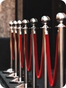 Silver bollards